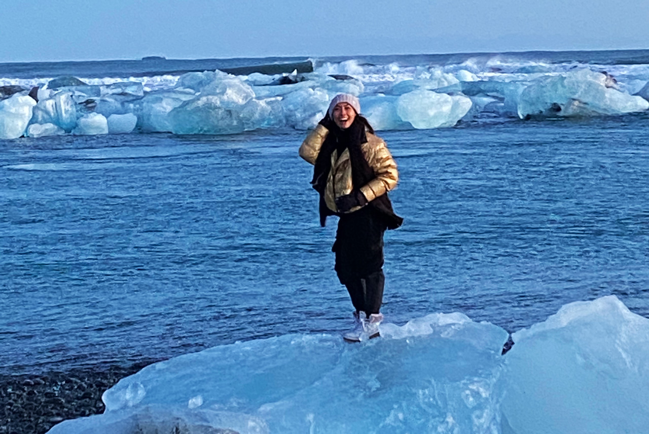 Sari Marsden in Iceland